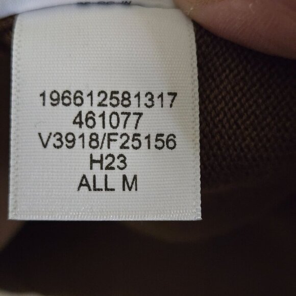 Lands' End Chocolate Brown Supima Cotton 2023 Classic V Neck Sweater Size M - Picture 7 of 7